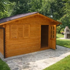 Casetta in legno mod. Roma eco