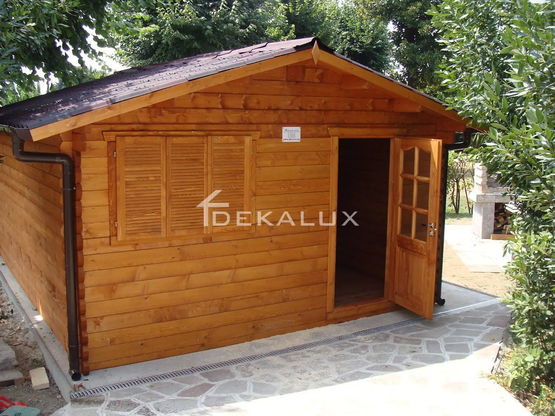 Casetta in legno mod. Roma eco - 3