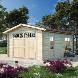 Garage in legno 4x6 (44mm)