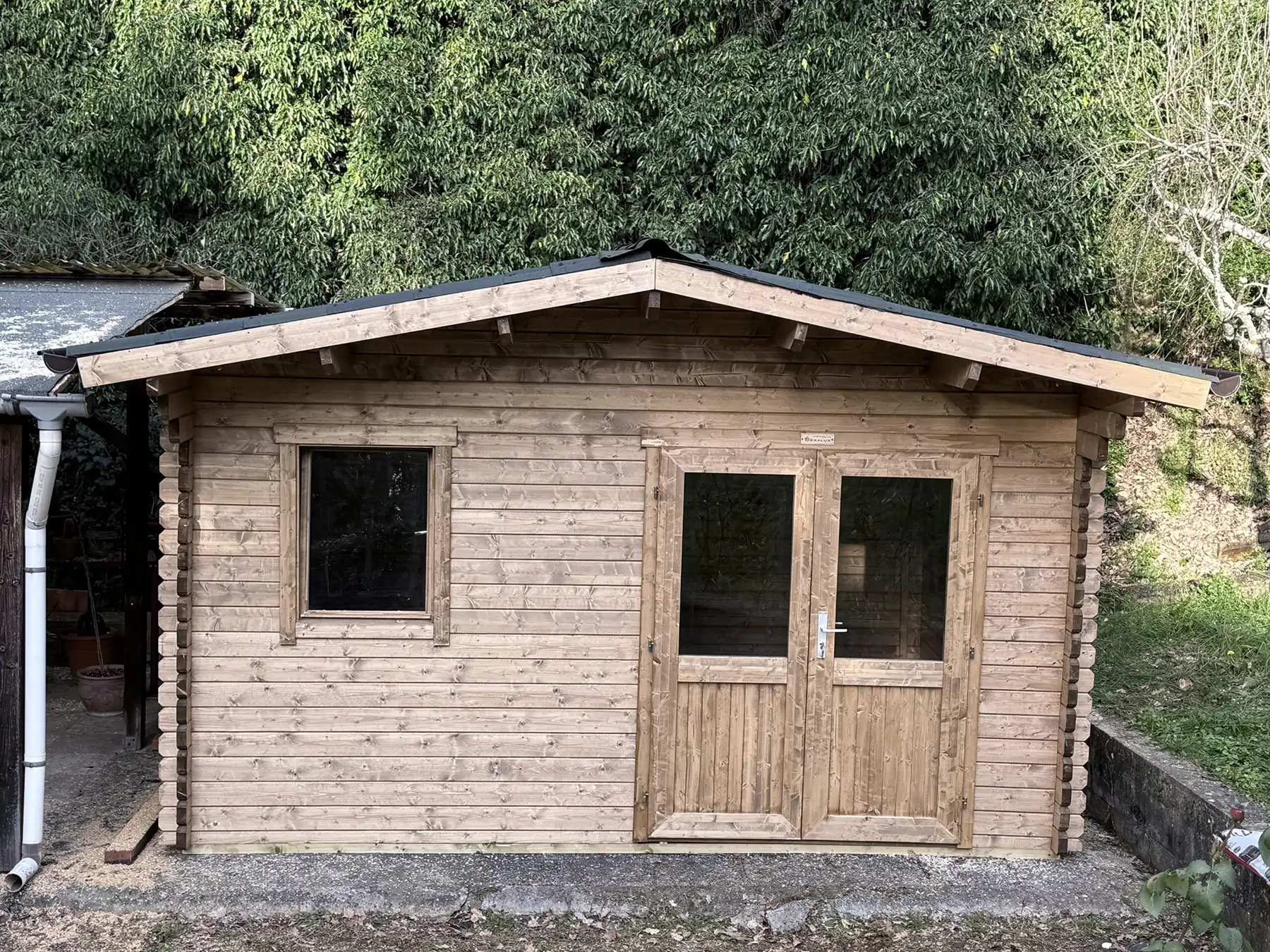 Casetta in legno Milano 4x3 - 45 mm