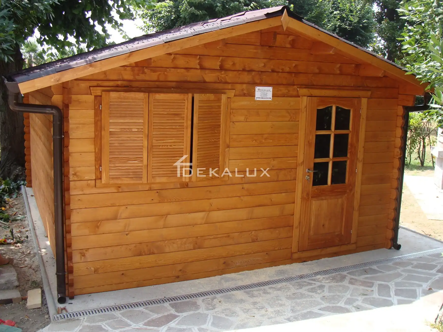 Casetta in legno Milano 5×4 - 1