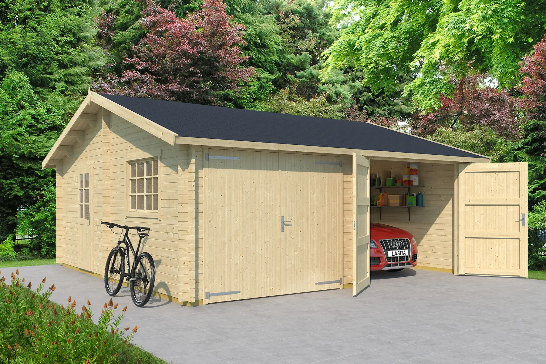 garage in legno doppio 575x575 - 4