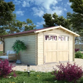 garage in legno 6x4 - 1