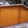 Garage in legno doppio 6x6