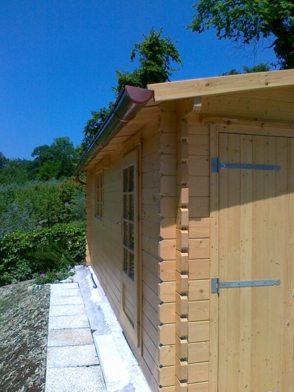 Garage in legno doppio 6x6