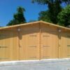 Garage in legno doppio 6x6