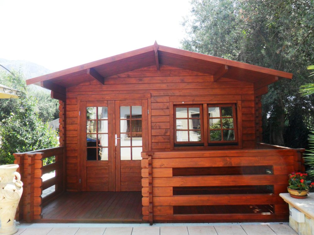 Casetta in legno mod. milano 6x6 Case prefabbricate milano