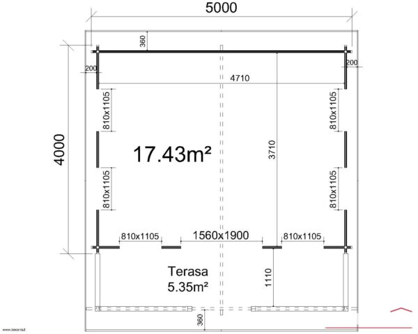 LOG 187 44mm - Verona3