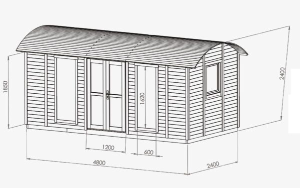 casa mobile su ruote Trento misure