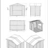 Chiosco in legno modello Rimini 3x2 - Dimensioni