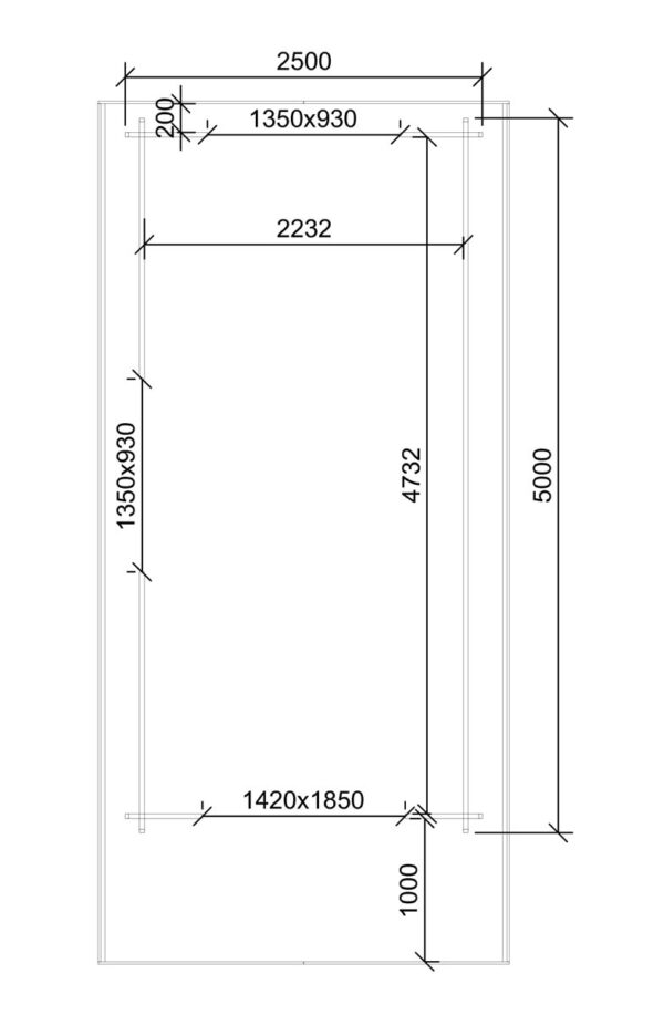 Casetta in legno Marotta Misure