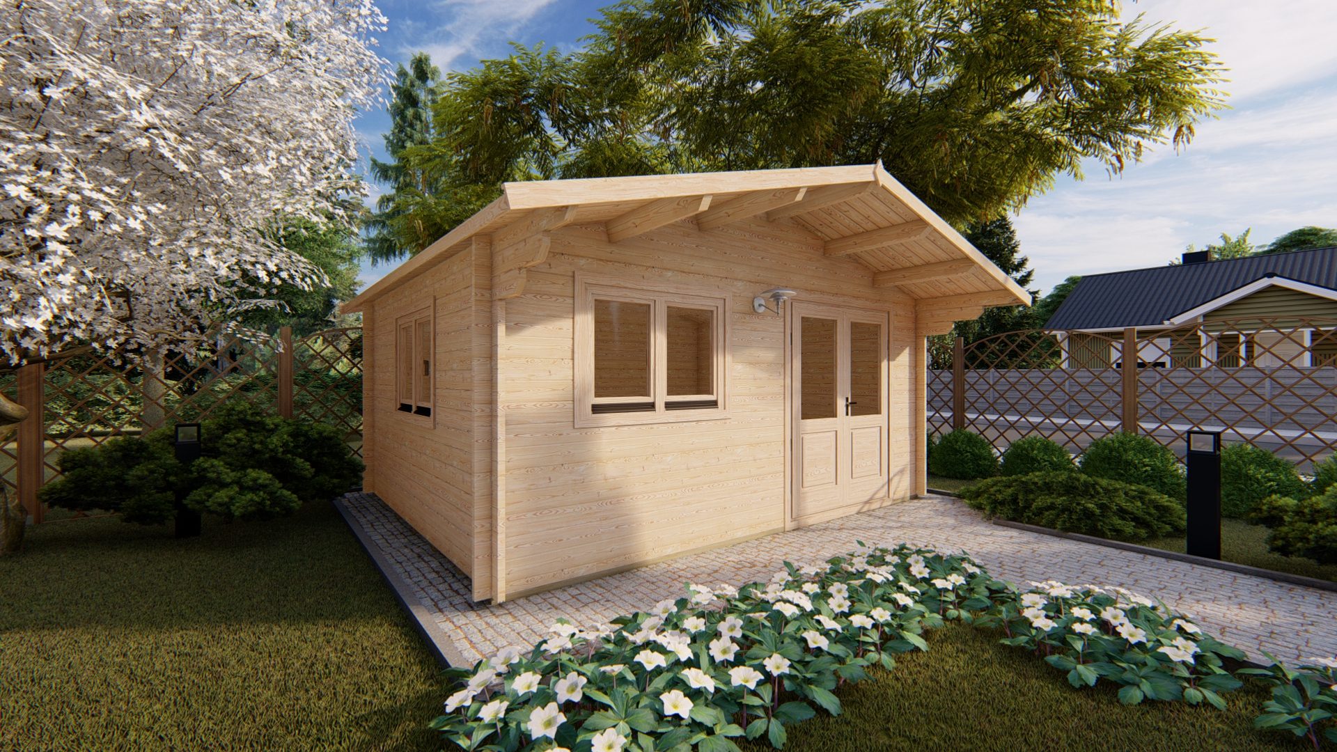 Base Per Casetta In Legno Senza Cemento