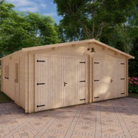 Garage 6x6 in legno premium