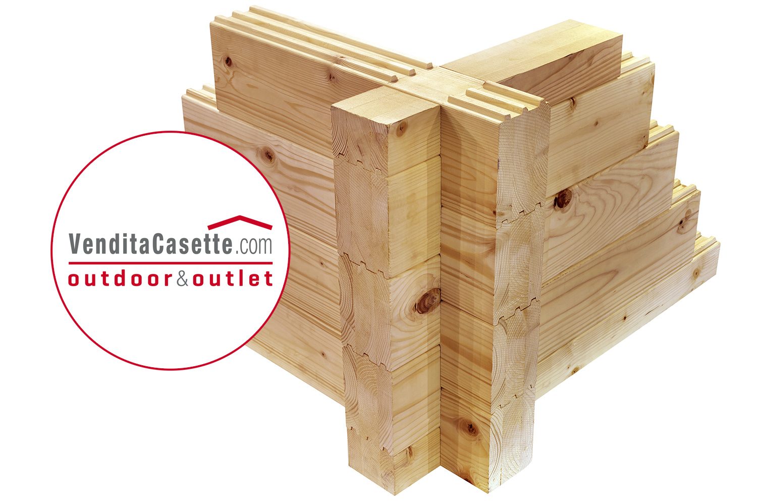 casa in legno ad incastro