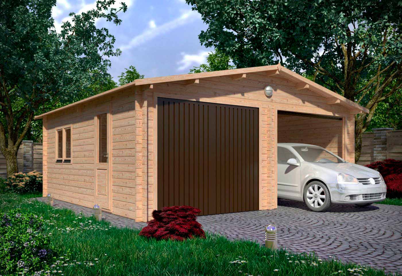 Garage in Legno