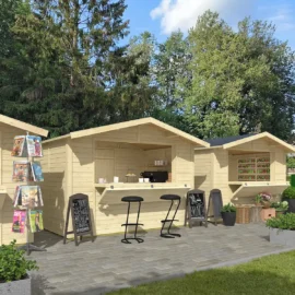 Chiosco in legno 3x2