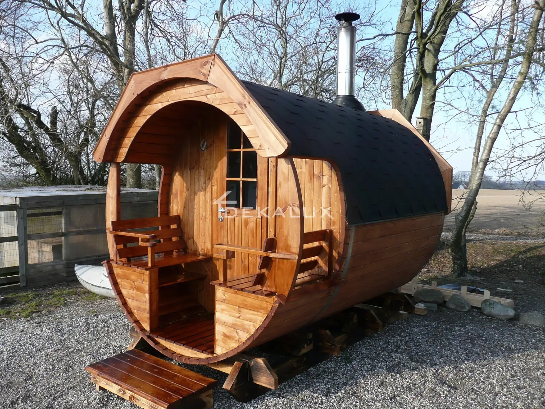 Sauna da esterno Botte Pavia standard 1
