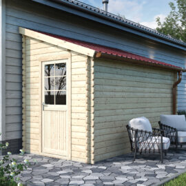 Casetta addossata 2x4 - 34mm monofalda