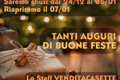 FESTIVITA’ NATALIZIE