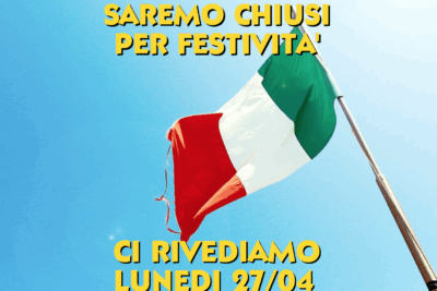 CHIUSURA 25 APRILE