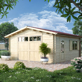 Garage in legno 5x5 (44mm)