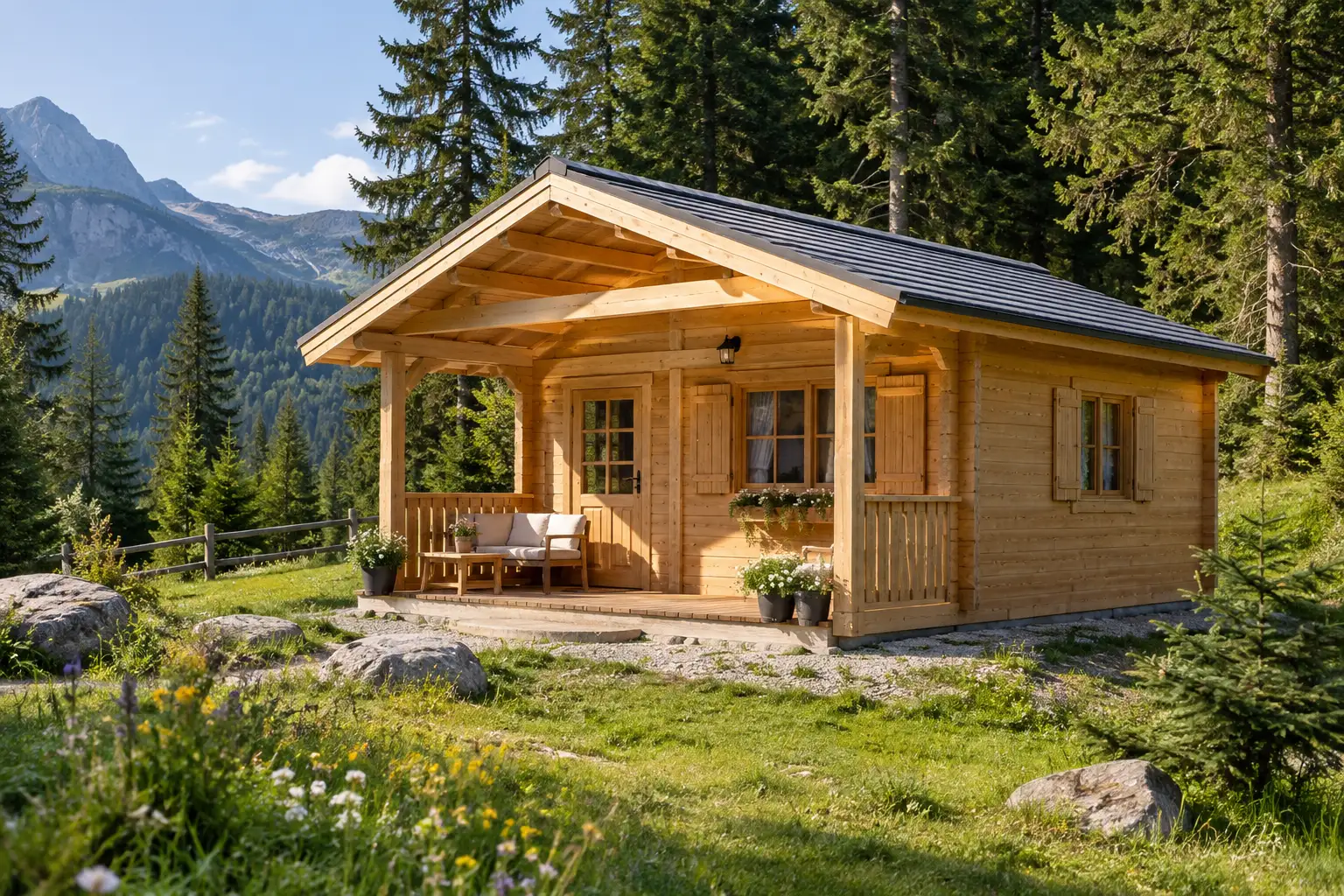 chalet in legno vendita casette