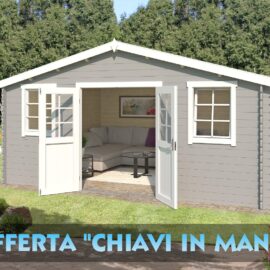 OFFERTA – Casetta 5×3 (4,8×3 – 28mm) “Udo 300” CHIAVI IN MANO